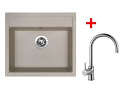 Set Sinks Solo 560 Avena + Vitalia Set Sinks Solo 560 Avena + Vitalia