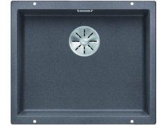 Granitový drez Blanco SUBLINE 500 U InFino sivá skala bez tiahla
