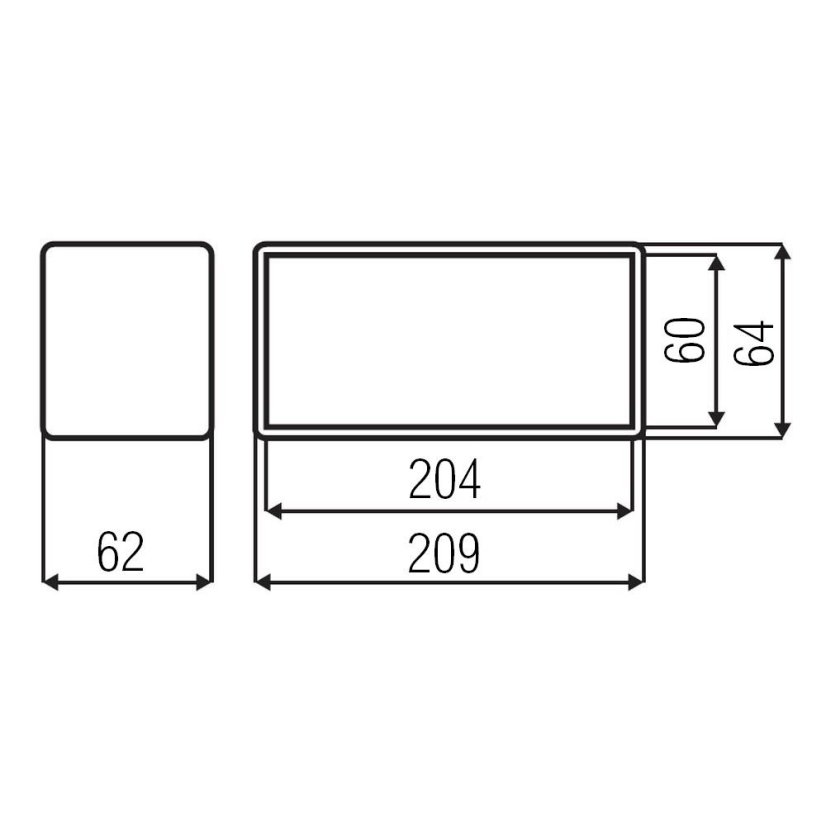 Spojovací kus pro 204x60