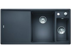 Granitový drez Blanco AXIA III 6 S-F InFino sivá skala + doska