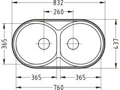 Nerezový dřez Alveus Form 50