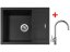 Sinks AMANDA 650 Pureblack + Vitalia