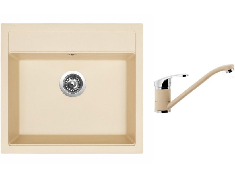Set Sinks SOLO 560 Sahara + baterie Sinks PRONTO Sahara
