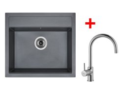 Set Sinks Solo 560 Titanium + Vitalia