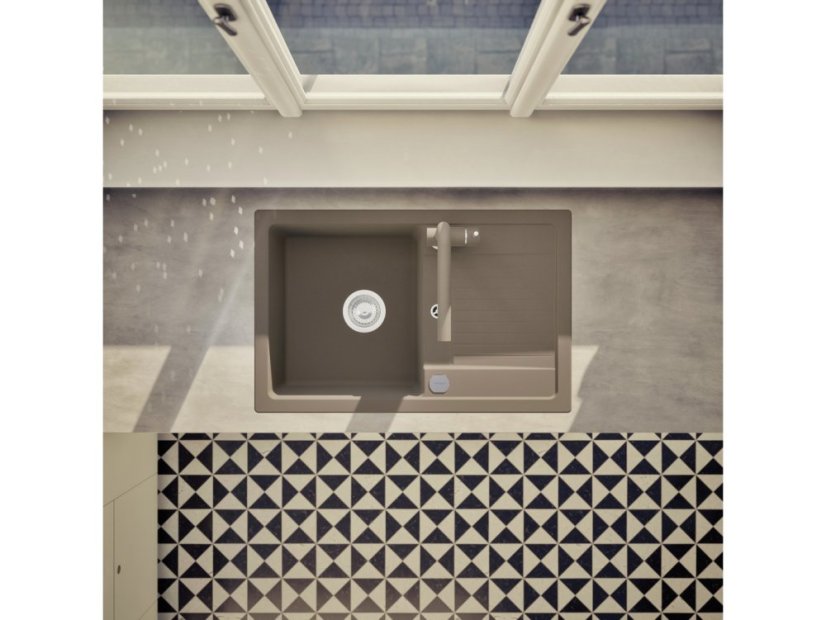 Granitový drez Schock Lima D-100S-A Asphalt