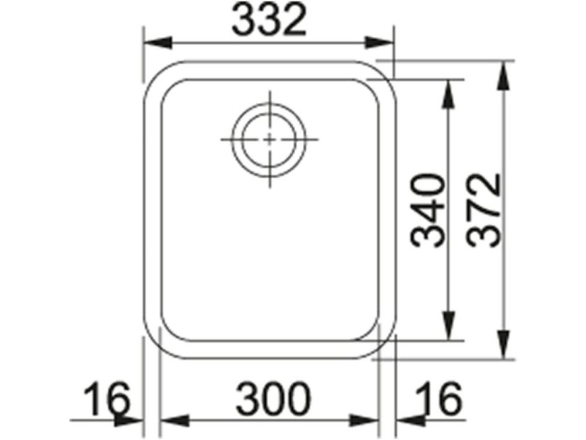 Nerezový dřez Franke GAX 110-30