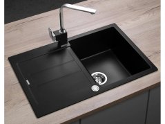 Granitový dřez Concept DG10C45bc Cubis Černý