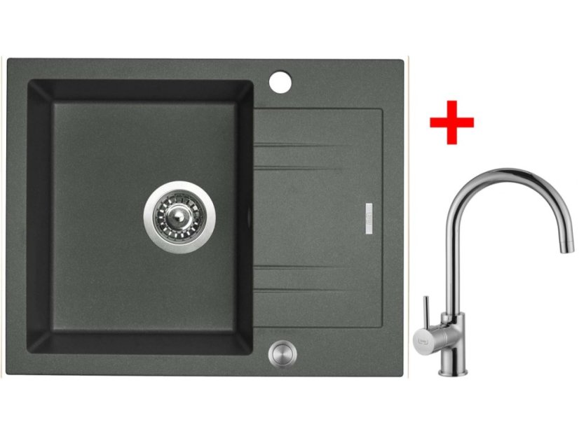 Sinks LINEA 600 XC Titanium + Vitalia