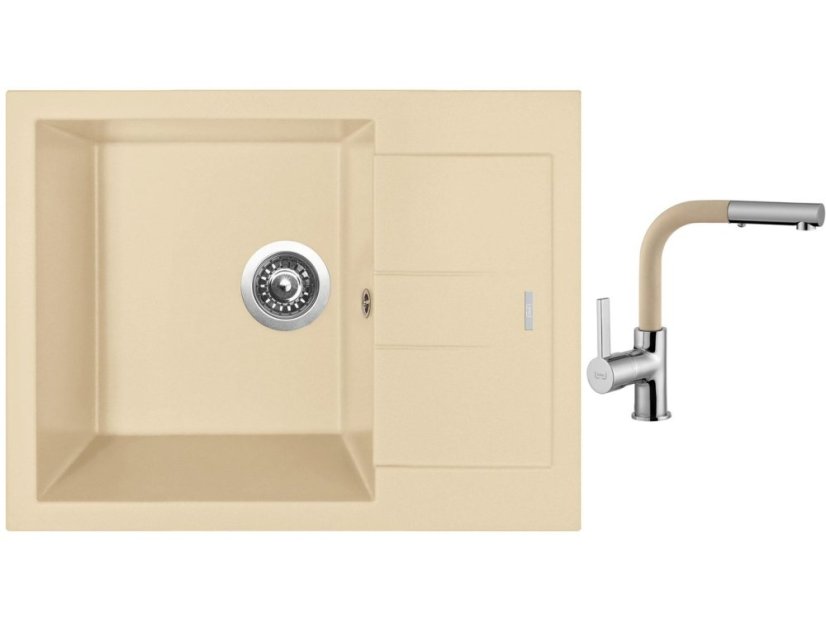 Set Sinks AMANDA 650 Sahara + batéria Sinks ENIGMA S Sahara