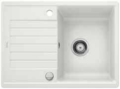 Granitový dřez Blanco ZIA 45 S Compact bílá soft s excentrem Granitový dřez Blanco ZIA 45 S Compact bílá soft s excentrem