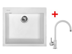 Set Sinks Cube 560 Milk + Vitalia GR