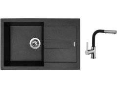 Set Sinks AMANDA 780 Granblack + batéria Sinks ENIGMA S Grandblack