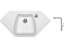 Set Sinks NAIKY 980 Milk + baterie Sinks SLIM S2 kartáčovaná