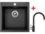Sinks VIVA 455 Metalblack + Vitalia GR