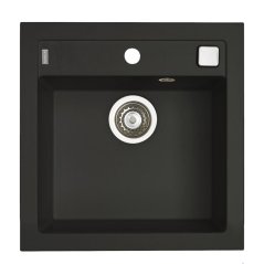 Granitový drez Alveus Formic 20 Deep black