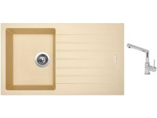 Set Sinks PERFECTO 860 Sahara + batéria Sinks MIX 350 P chróm