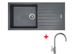 Set Sinks Perfecto 1000 Titanium + Vitalia