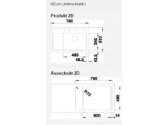 Granitový drez Blanco ZENAR XL 6 S Compact Tartufo