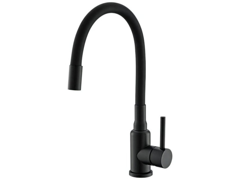 Kuchyňská baterie Alveus Mintas černá matná