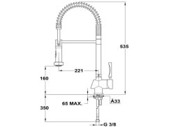 Kuchyňská baterie Teka MY1 CR