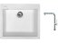Set Sinks CUBE 560 Milk + baterie Sinks SLIM S2 kartáčovaná
