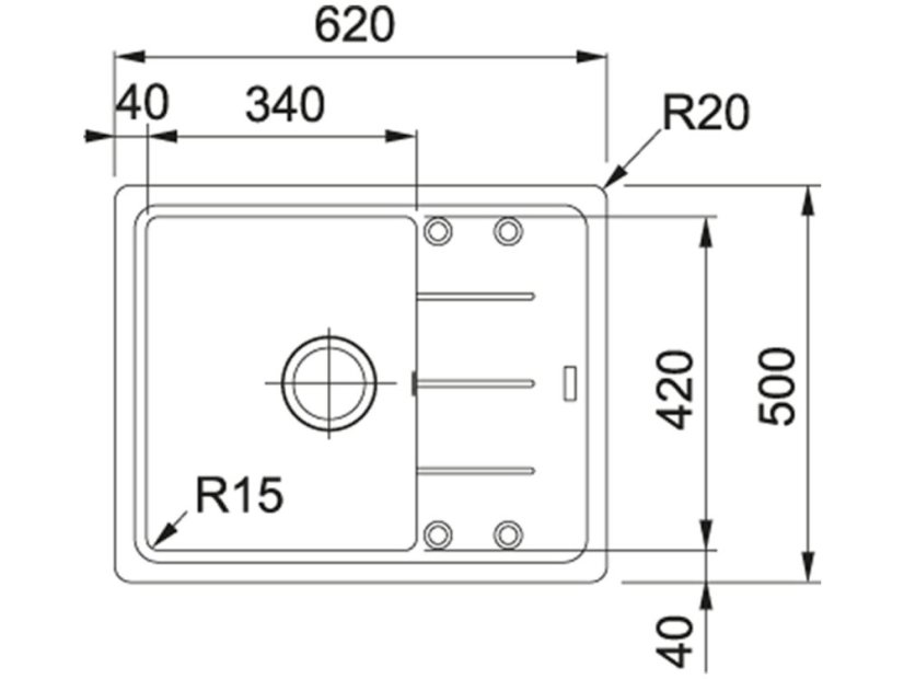 Set Franke BFG 611-62 Šedý kámen + FC 9547.084
