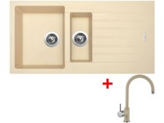 Set Sinks Perfecto 1000.1 Sahara + Vitalia GR