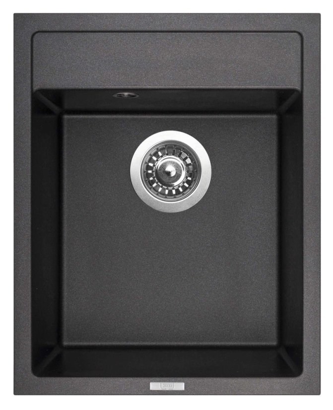 Granitový drez Sinks CLASSIC 400 Metalblack