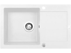 Granitový drez Pyramis Mido 79 x 50 1B 1D Biela