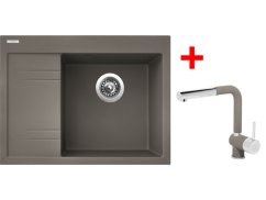 Set Sinks RIM 650 P Truffle + Mix 3 P GR