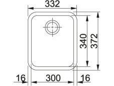 Nerezový dřez Franke GAX 110-30