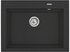 Granitový drez Pyramis Siros 67 x 51,5 Čierna