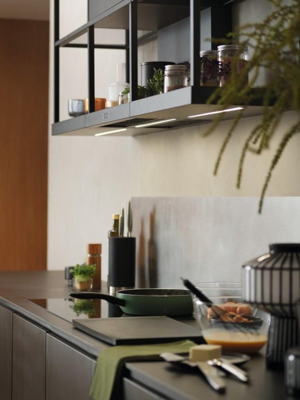 Komínová digestoř Faber MODULAR BK MATT F60