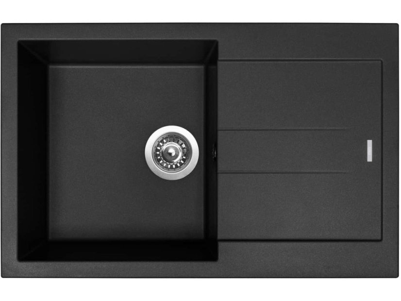 Set Sinks Amanda 780 Pureblack + Vitalia