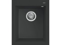 Granitový drez Elleci Quadra 100 Full Black G40 Granitový drez Elleci Quadra 100 Full Black G40