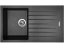 Set Sinks Perfecto 860 Metalblack + Vitalia GR