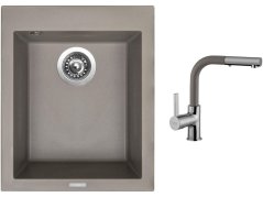 Set Sinks CUBE 410 Truffle + batéria Sinks Enigma Truffle