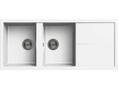 Granitový dřez Elleci Unico 500 Bianco G68