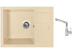 Set Sinks AMANDA 650 Sahara + baterie Sinks MIX 350 P chrom