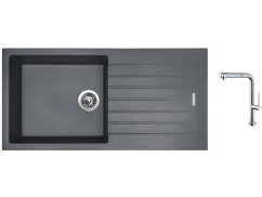 Set Sinks PERFECTO 1000 Titanium + baterie Sinks SLIM S2 kartáčovaná