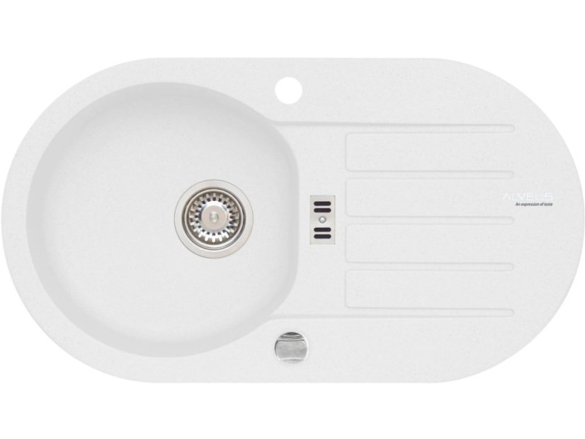 Granitový drez Alveus NIAGARA 40 Biela
