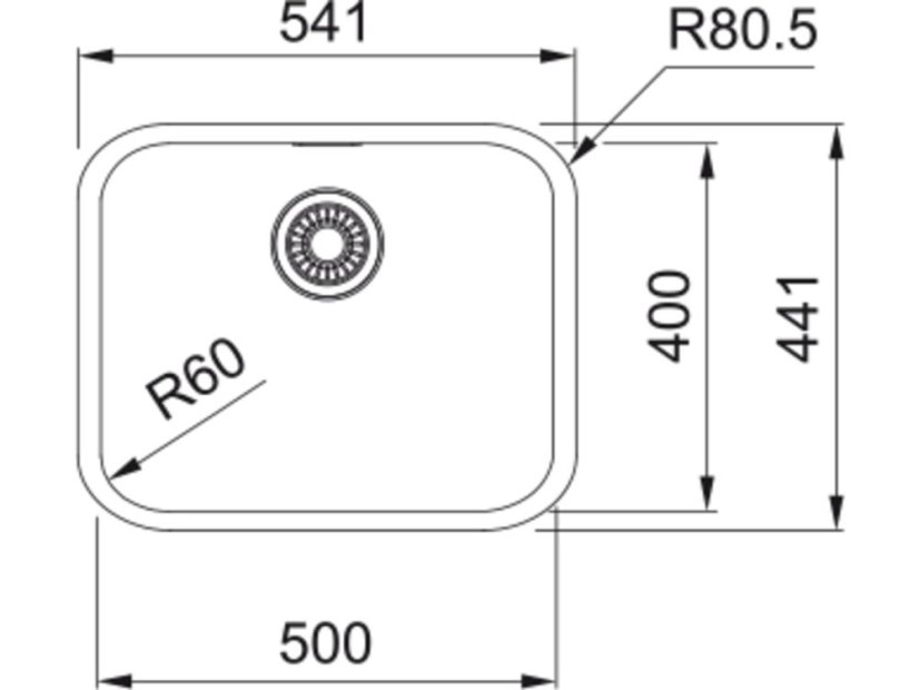 Nerezový dřez Franke SRX 110-50
