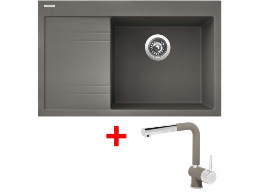 Set Sinks RIM 780 P Truffle + Mix 3 P GR