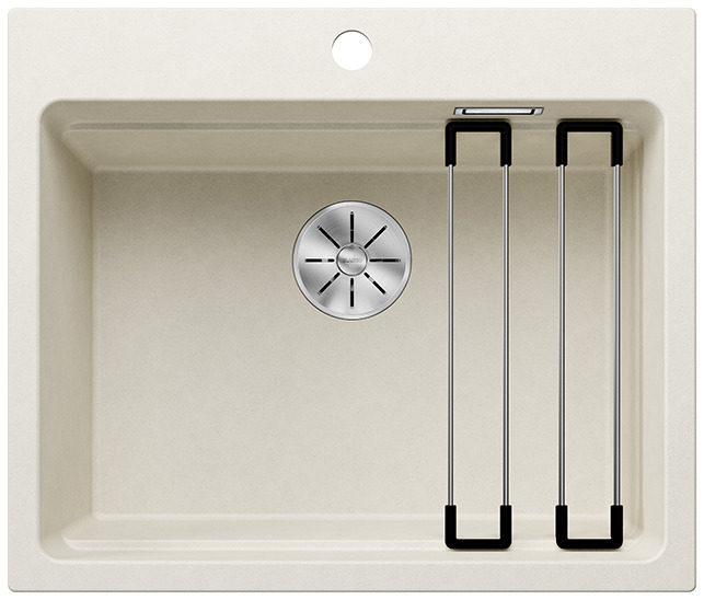 Granitový drez Blanco ETAGON 6 biela soft bez excentru