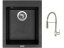 Set Sinks CUBE 410 Granblack + baterie Sinks MIX 35 PROF S chrom