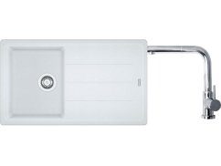 Set Franke BFG 611-86 Bílá-led + Franke FN 0147 Chrom