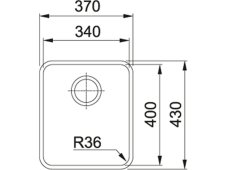 Nerezový dřez Franke ANX 110-34