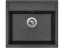 Set Sinks SOLO 560 Metalblack + baterie Sinks MIX 3 P Metalblack