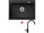 Set Sinks Maximo 680 Pureblack + Vitalia GR