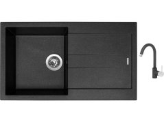 Set Sinks AMANDA 860 Metalblack + baterie Sinks MIX 35 Metalblack